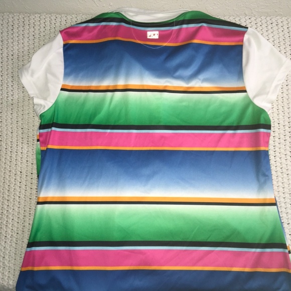 FILA COLORFUL DRYFIT SHORT SLEEVE GOLF SHIRT SIZE XL - Picture 5 of 5